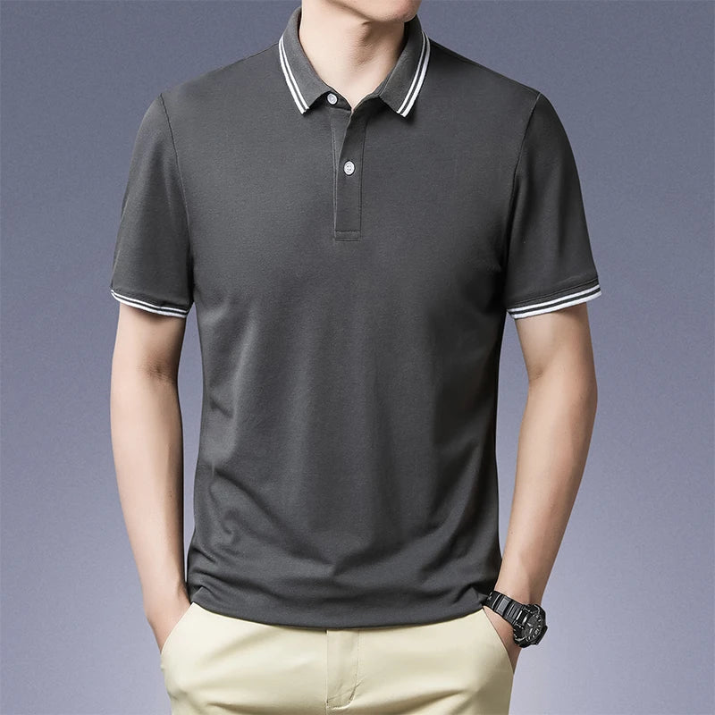 Men Summer Short Sleeve Polo T-shirt